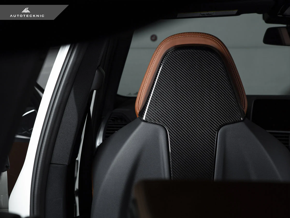 AutoTecknic Dry Carbon Seat Back Cover Set - F97 X3M | F98 X4M - Image 7