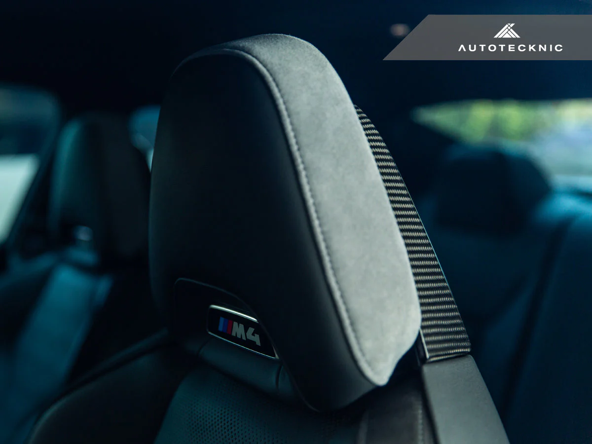 AutoTecknic Dry Carbon Seat Back Cover Set - G80 M3 | G82 M4 - Image 7