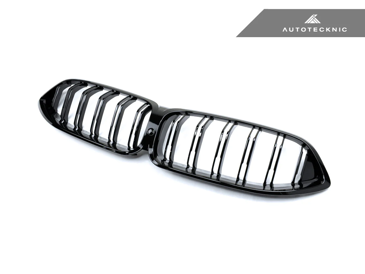 AutoTecknic Dual-Slats Gloss Black Front Grille - G14/ G15/ G16 8-Series - Image 2