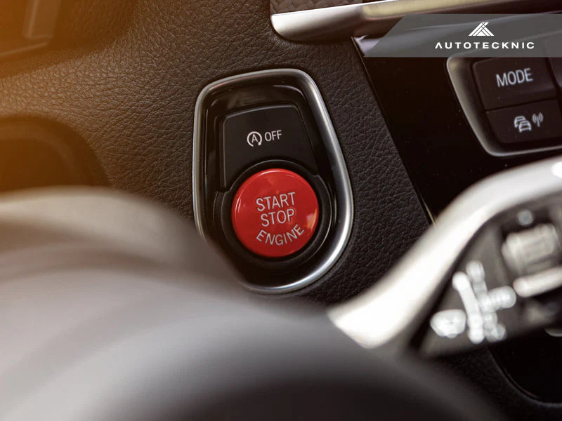 AutoTecknic Red Start Stop Button - F22 2-Series - Image 2
