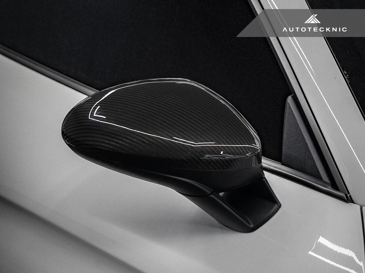 AutoTecknic Replacement Carbon Fiber Mirror Covers - Porsche 718 Cayman | Boxster - Image 2