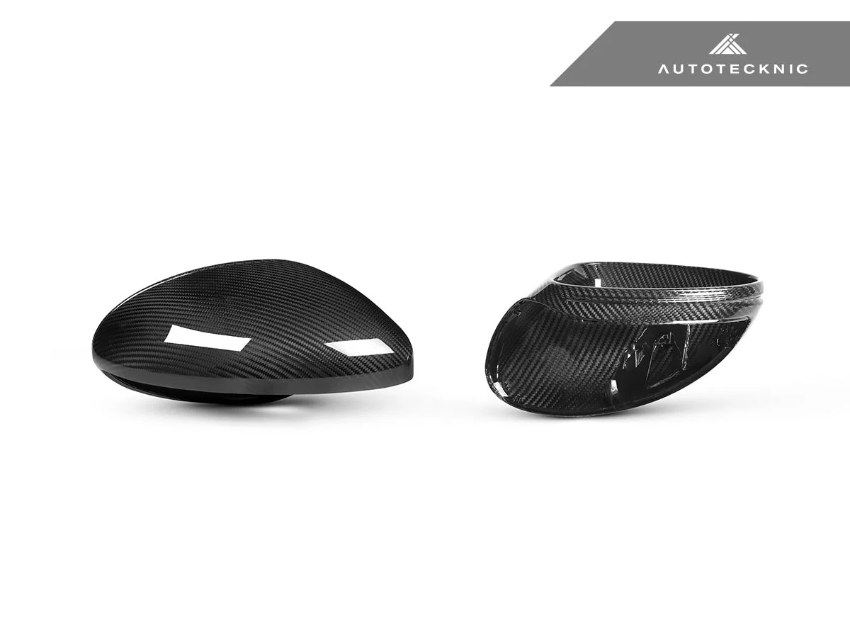 AutoTecknic Replacement Carbon Fiber Mirror Covers - Porsche 718 Cayman | Boxster - Image 4
