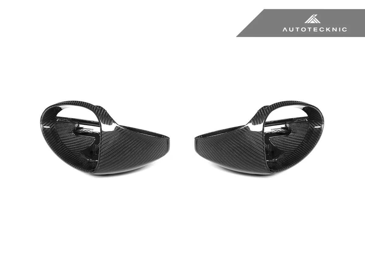 AutoTecknic Replacement Carbon Fiber Mirror Covers - Porsche 718 Cayman | Boxster - Image 6