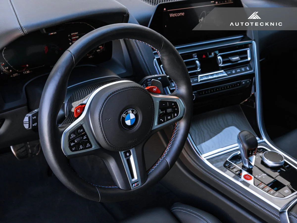 AutoTecknic Replacement Carbon Steering Wheel Top Cover - G80 M3 | G82/ G83 M4 - Image 11