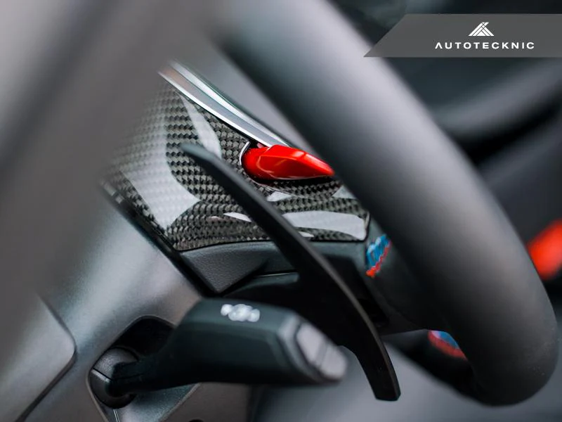 AutoTecknic Replacement Carbon Steering Wheel Top Cover - G80 M3 | G82/ G83 M4 - Image 8