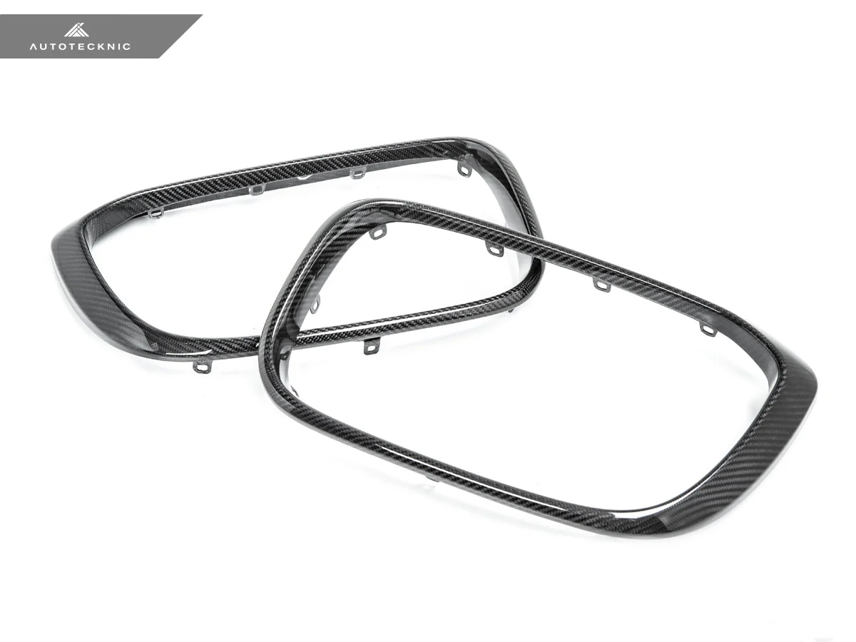 AutoTecknic Replacement Dry Carbon Grille Surround Set - F97 X3M | F98 X4M - Image 7