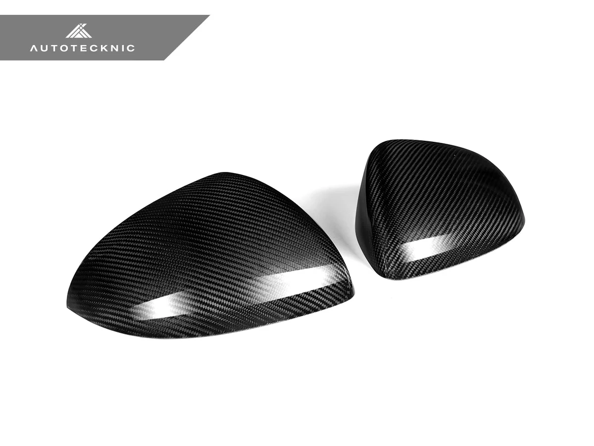 AutoTecknic Replacement Dry Carbon Mirror Covers - Mercedes-Benz W206 C-Class - Image 3