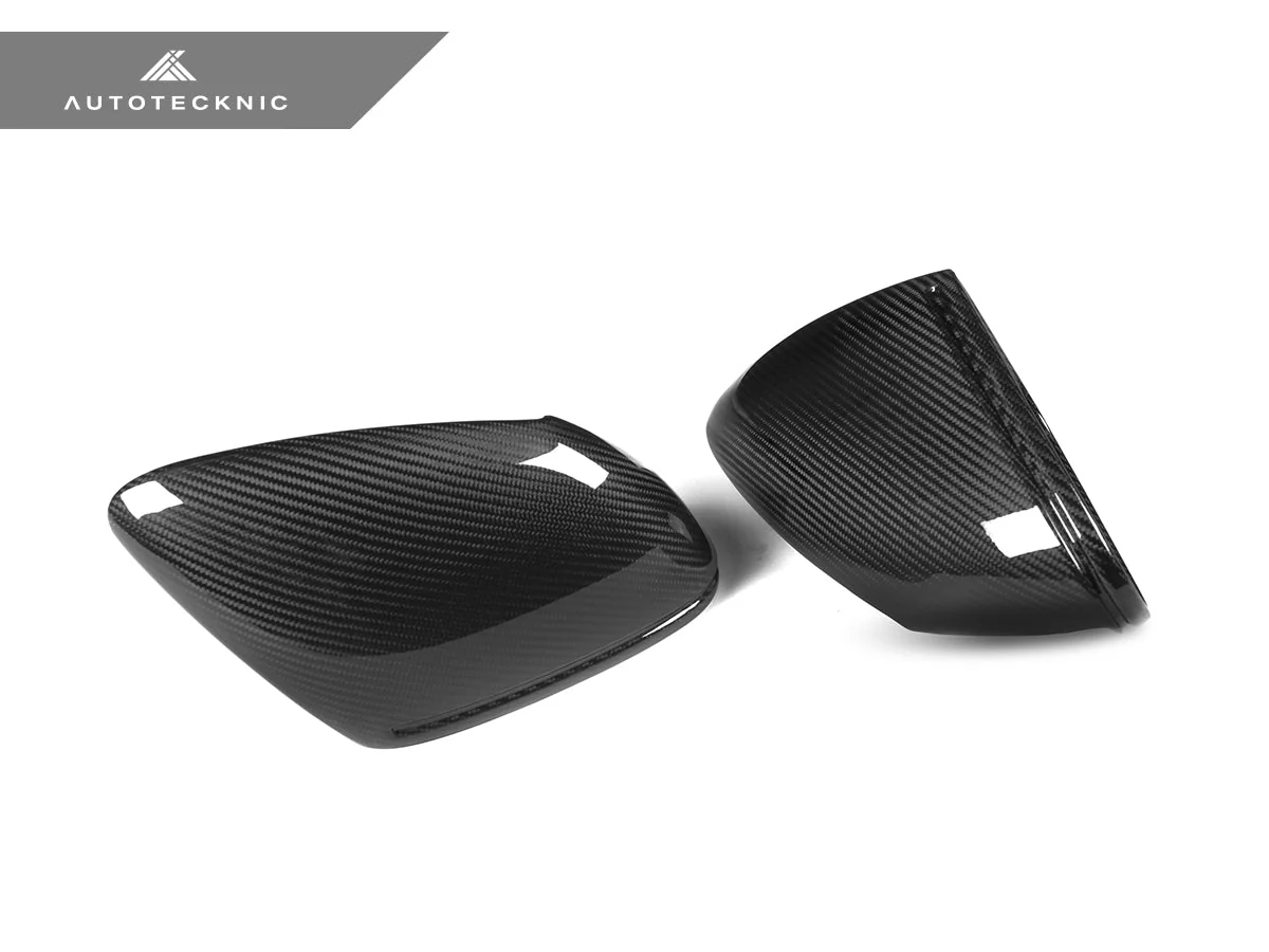 AutoTecknic Replacement Dry Carbon Mirror Covers - Porsche 9J1 Taycan - Image 4