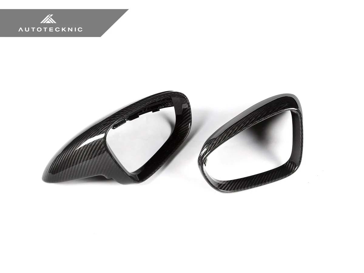 AutoTecknic Replacement Dry Carbon Mirror Covers - Porsche 9J1 Taycan - Image 6