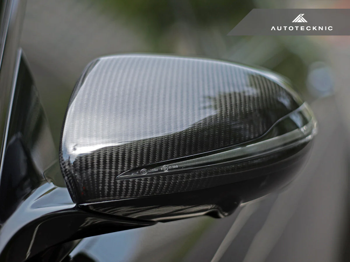 AutoTecknic Replacement Version II Dry Carbon Mirror Covers - Mercedes-Benz W213 E-Class - Image 4