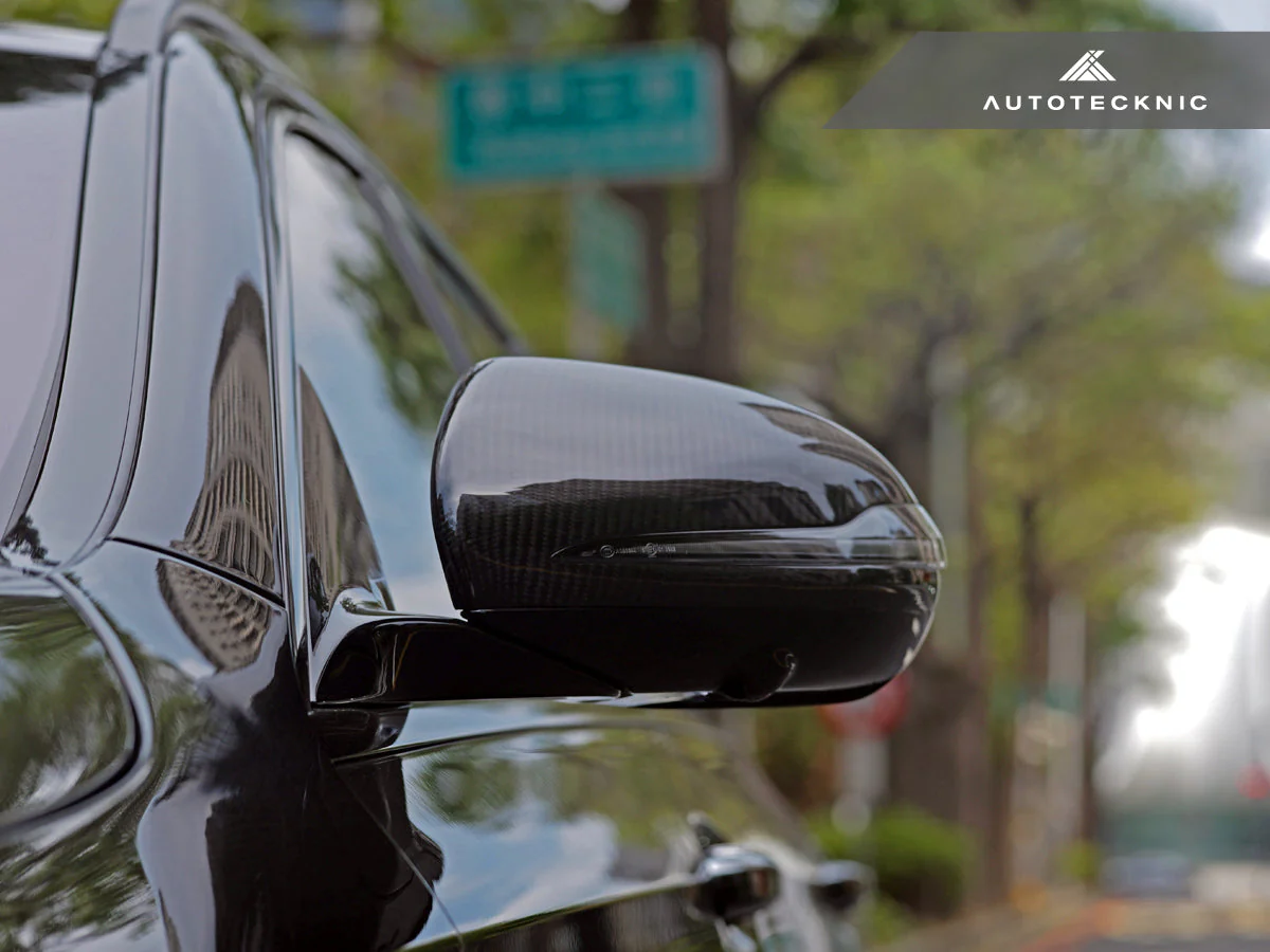 AutoTecknic Replacement Version II Dry Carbon Mirror Covers - Mercedes-Benz W213 E-Class - Image 5