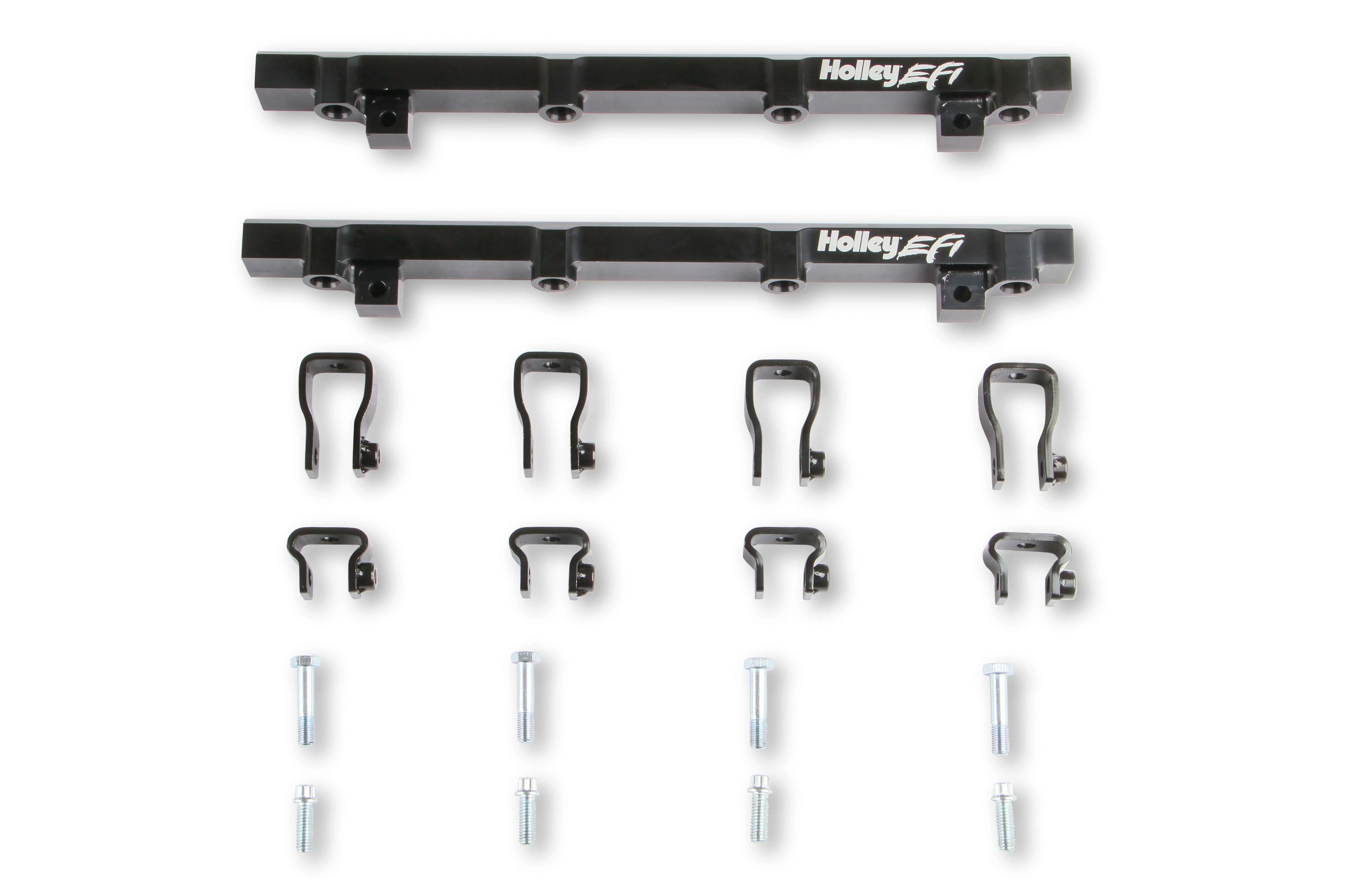 Base Manifold and Rail Kit for Lo-Ram - LS1/LS2/LS6 - Satin Finish with Single Injector manifold and fuel rails - Image 2
