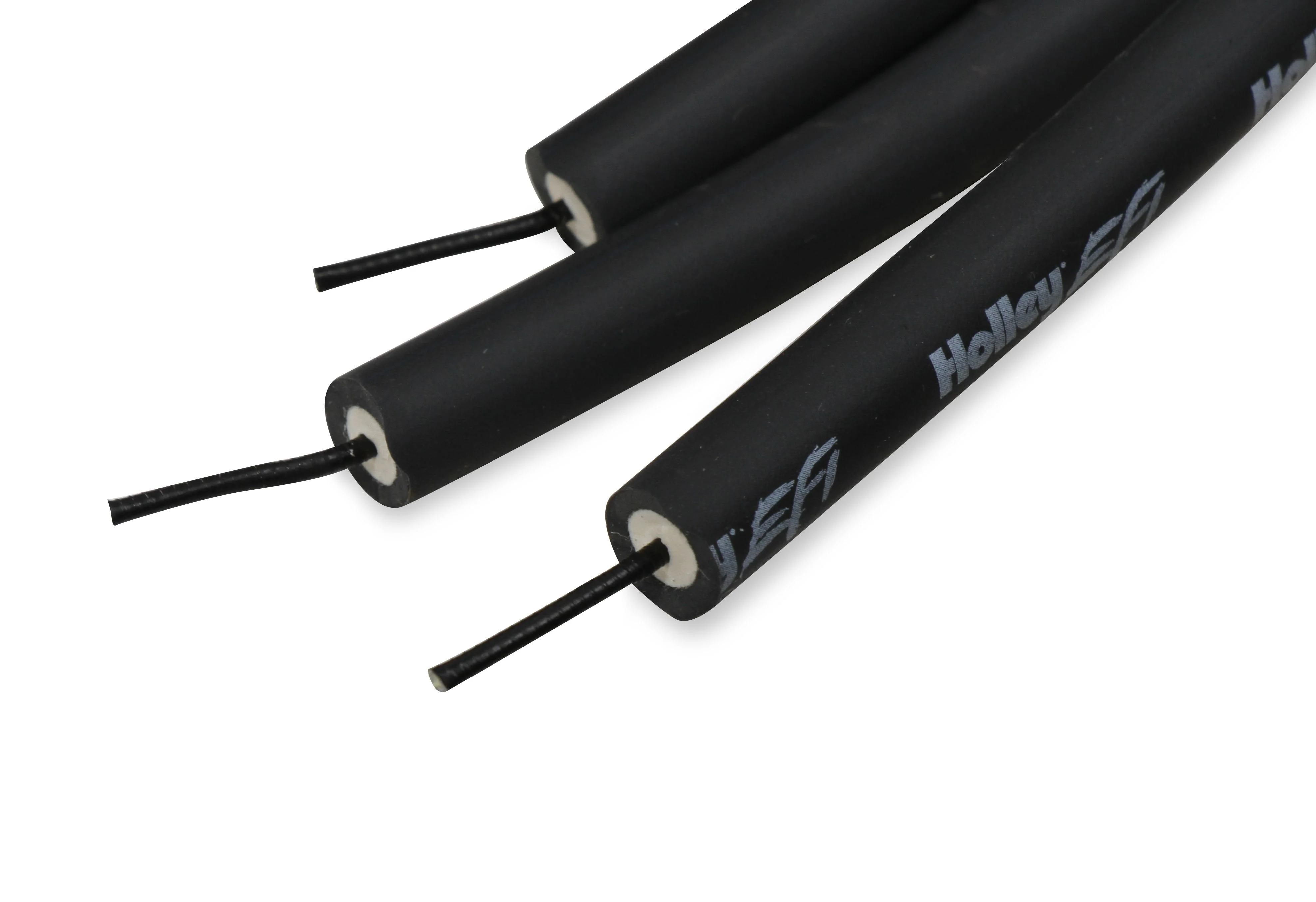 Black Wire with Black Straight Boots (Plug End) - 135 Degree Coil Boots - Designed for GM LS Engines (For OE Coil) - Image 3