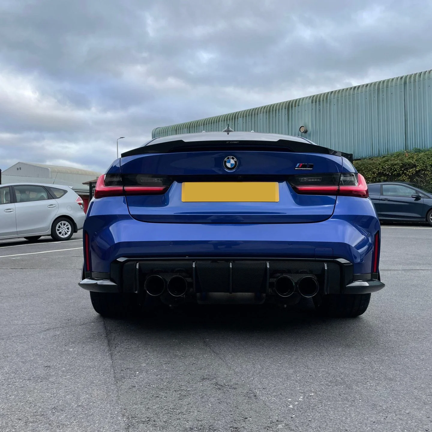 BMW G80 M3 & G20 V Style Trunk Spoiler - Carbon Fiber - Image 4