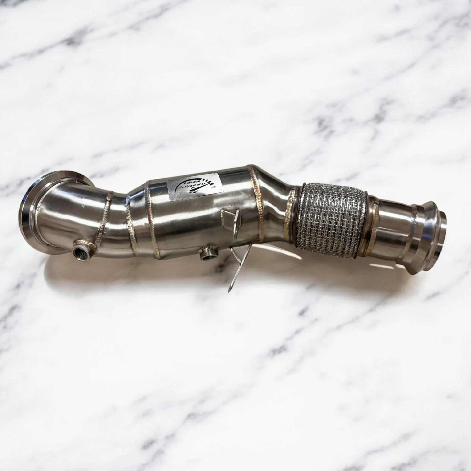 Supra 2.0T & BMW B46 B48 Racing Downpipe - G & F Chassis 120i, 220i, 230i, 320i, 330i, 420i, 430i, 530i, 630i, 730i & xDrive - Palenon Performance - Image 6