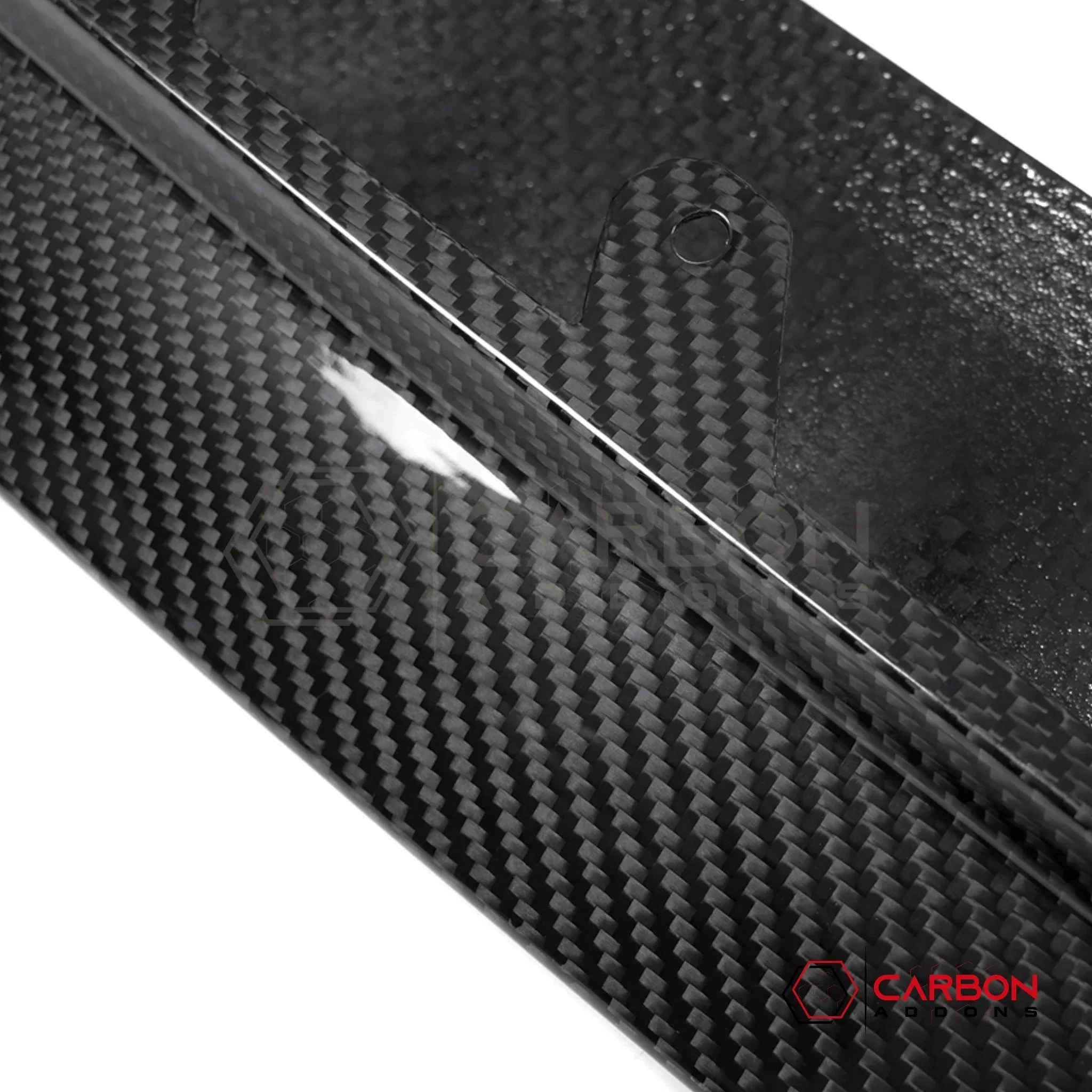 C8 Corvette Z06/E-Ray Dry Pre-preg Carbon Fiber Z07 Style Front Splitter & Canards - Image 7