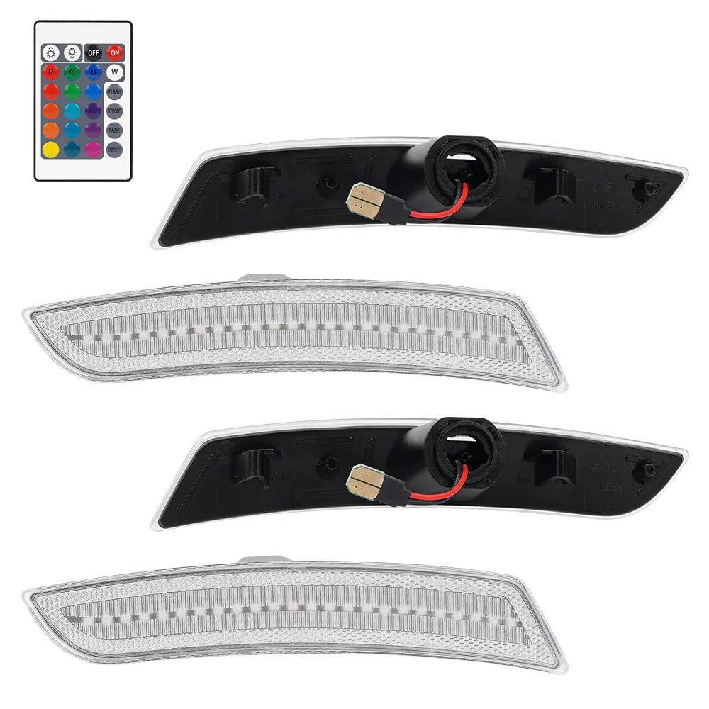 CAMARO 16-24 FRONT/REAR RGB DYNAMIC LED SIDE MARKERS w/ REMOTE - Image 12