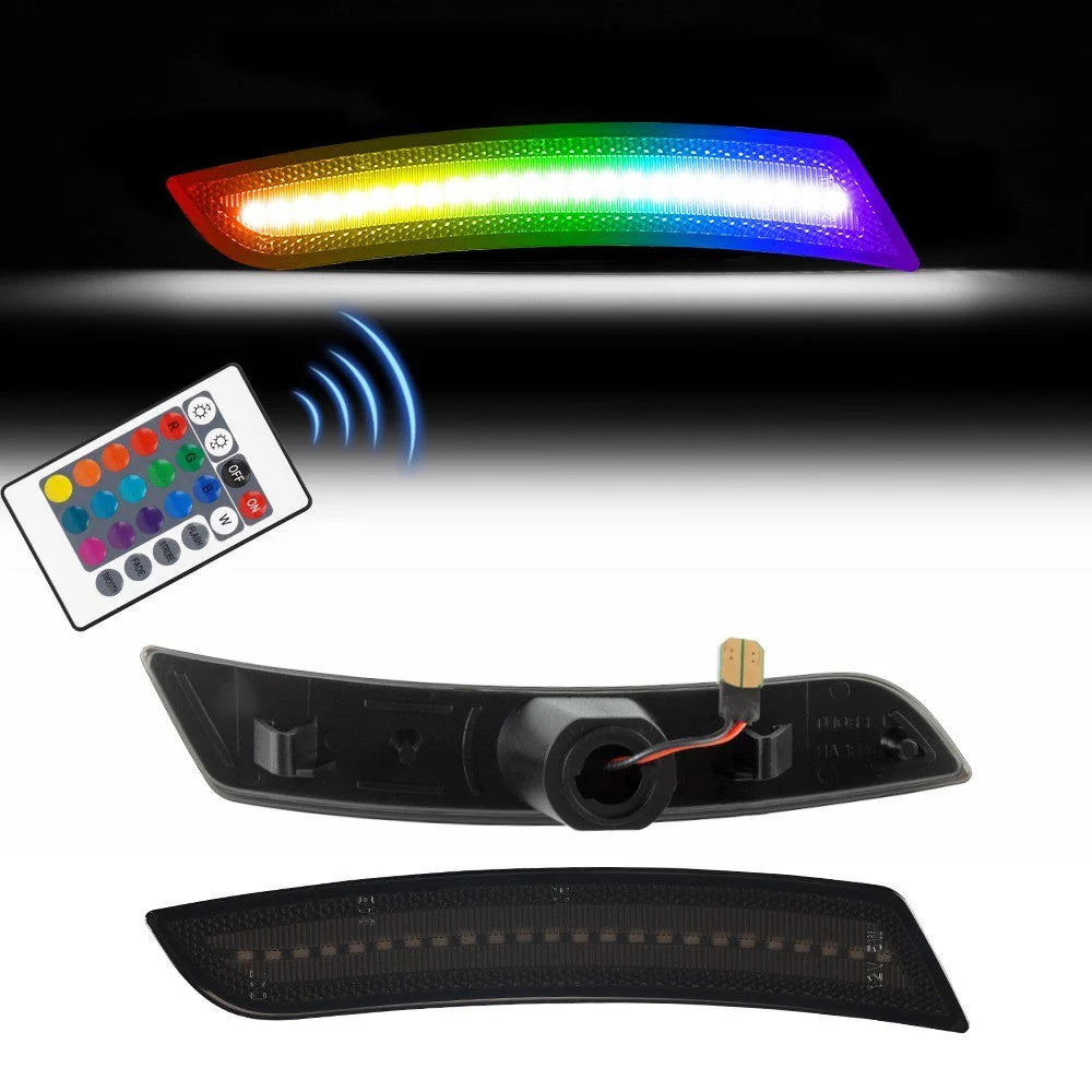 CAMARO 16-24 FRONT/REAR RGB DYNAMIC LED SIDE MARKERS w/ REMOTE - Image 4