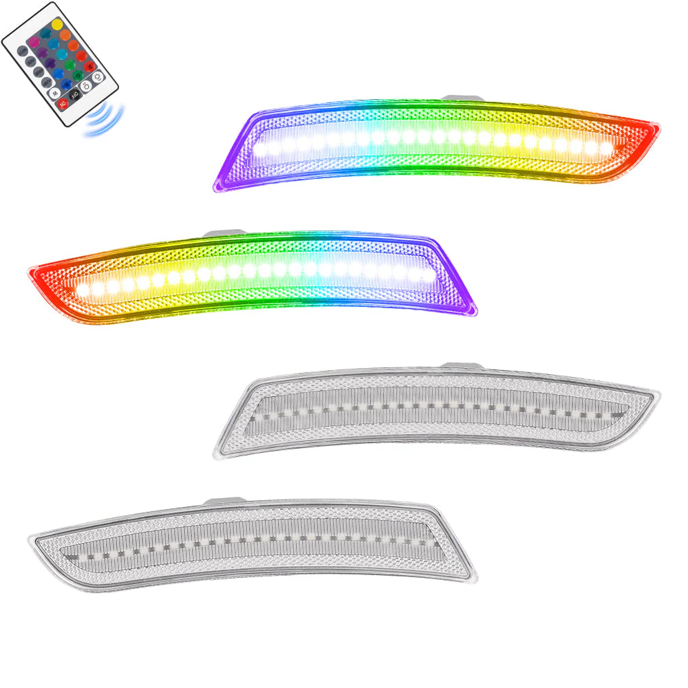 CAMARO 16-24 FRONT/REAR RGB DYNAMIC LED SIDE MARKERS w/ REMOTE - Image 8