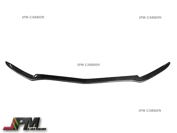 Carbon Fiber Front Bumper Add-on Cover Lip Fits For 2014-2016 Mercedes-Benz W212 Facelift E-Class Sedan with AMG Sport Package Only - Image 2