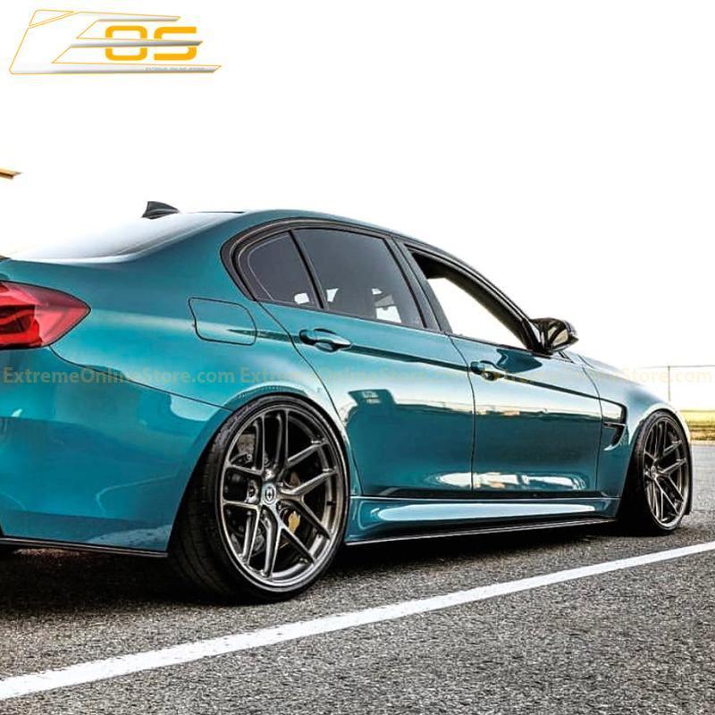 2014-20 BMW F80 M3 Carbon Fiber Side Skirts Rocker Panels - Image 13