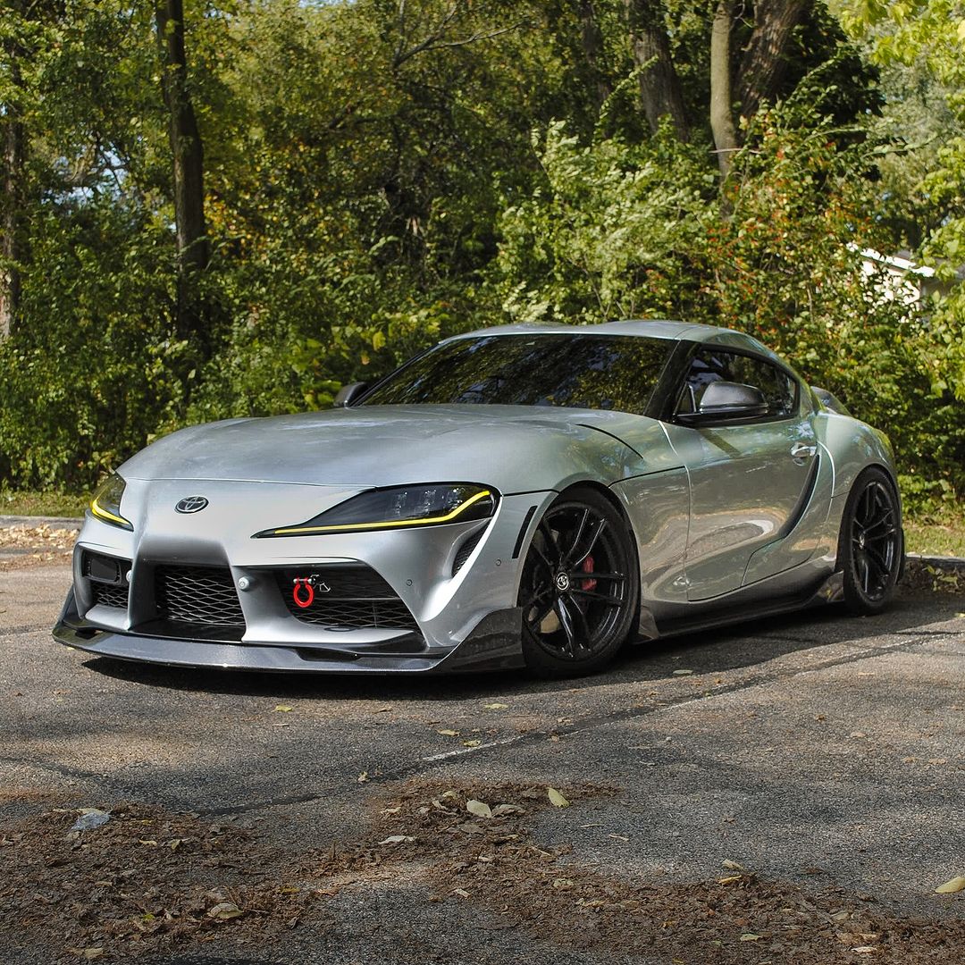 Carbon Fiber Supra AG Style Front Lip - MKV A90/A91 - Image 3