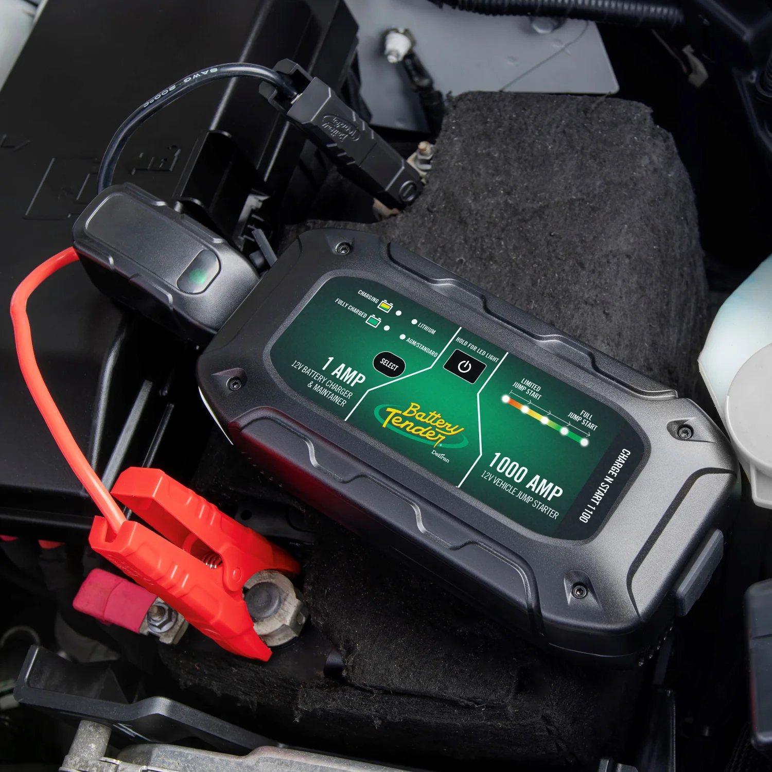 Charge N Start 1100 1 AMP Battery Charger & 1000 AMP Jump Starter - Image 2
