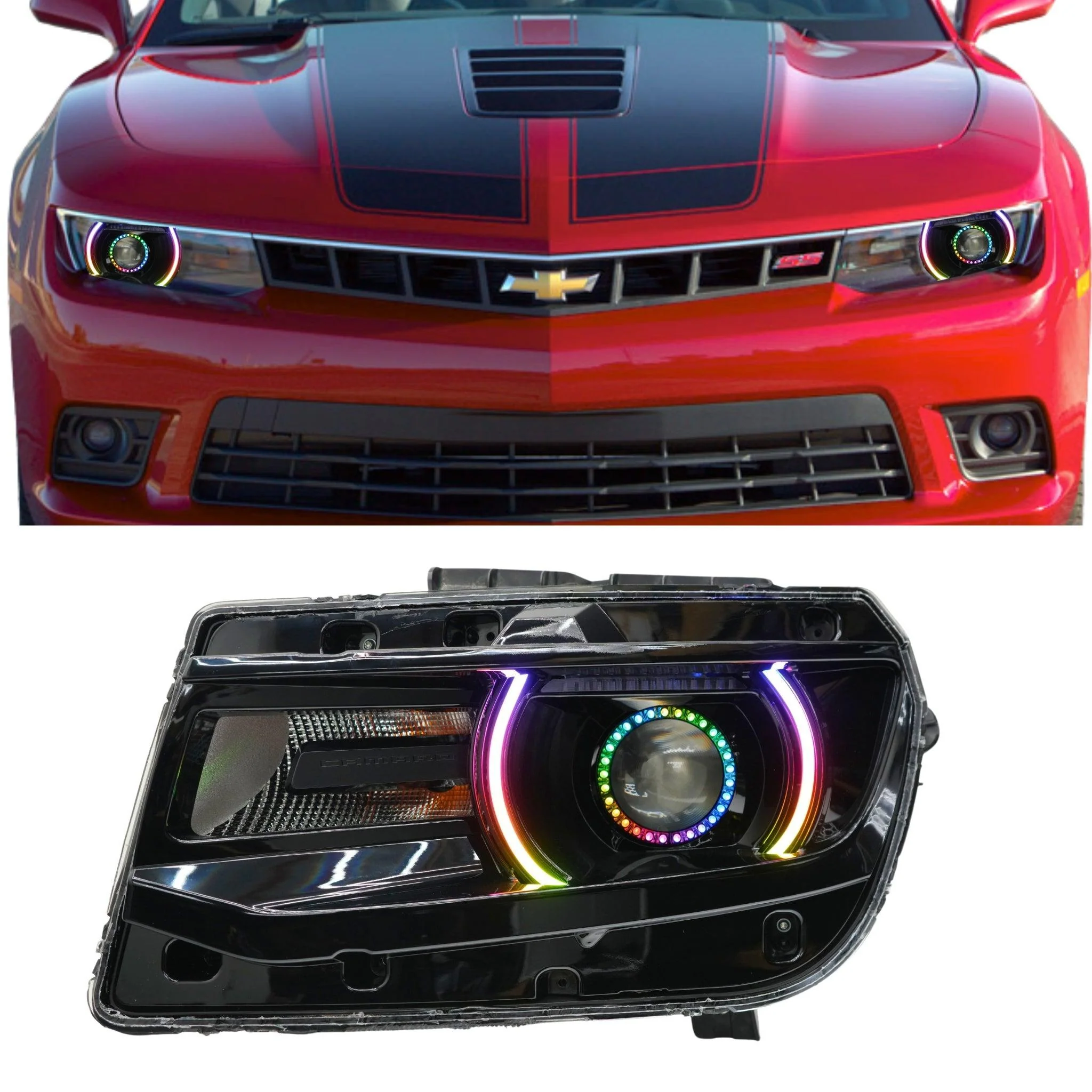 Chevrolet Camaro RS/SS Multicolor DRL Boards (2014-2015) - Image 14