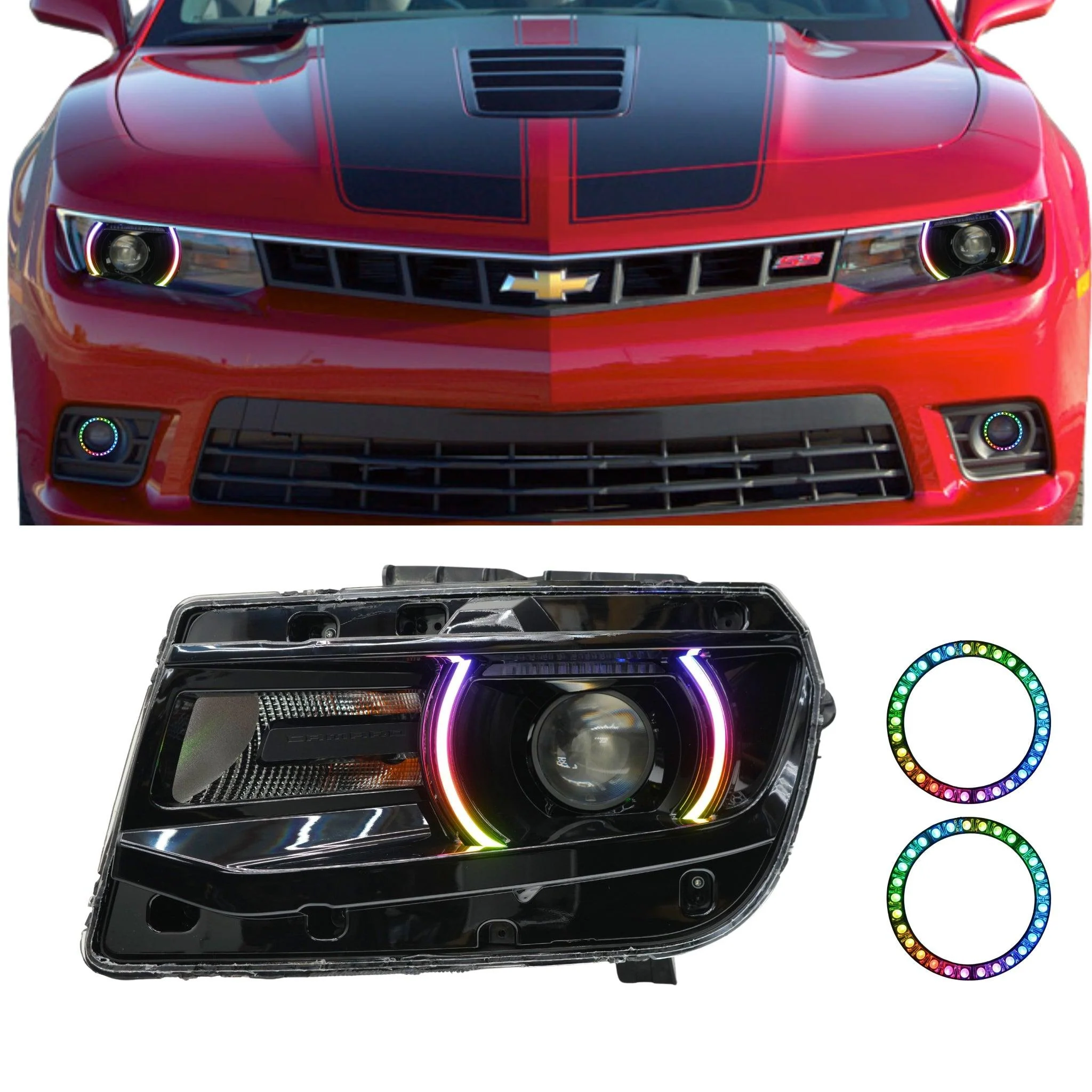 Chevrolet Camaro RS/SS Multicolor DRL Boards (2014-2015) - Image 20