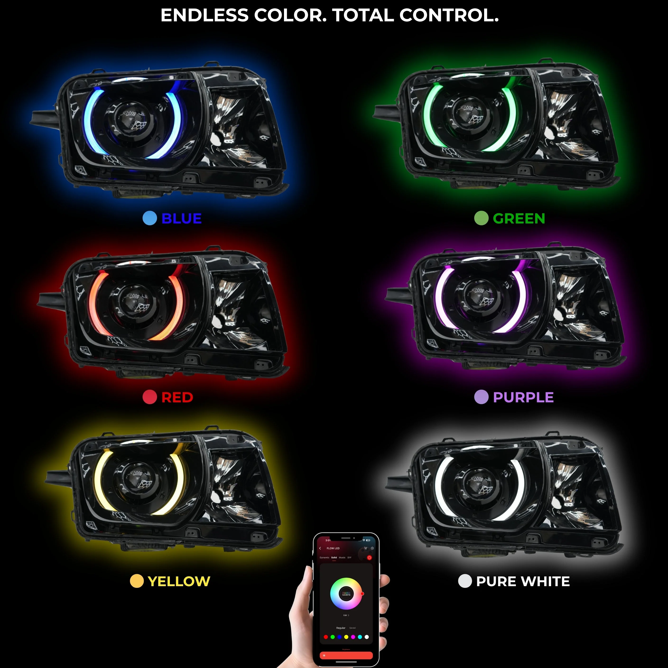 Chevrolet Camaro RS/SS RGBW DRL Boards (2010-2013) - Image 10