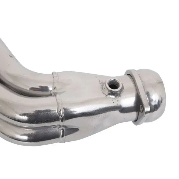 Chevrolet Camaro SS 1-7/8 Long Tube Exhaust Headers With High Flow Cats Polished Silver Ceramic 10-15 - Image 6