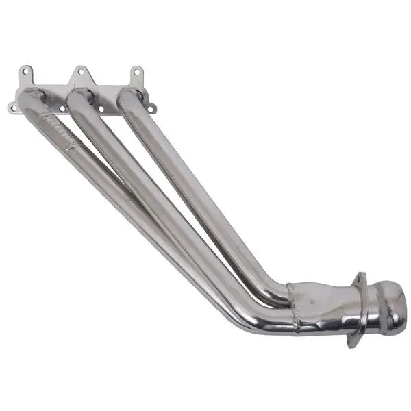 Chevrolet Camaro V6 1-5/8 Long Tube Exhaust Headers With High Flow Cats Polished Silver Ceramic 10-11 - Image 2