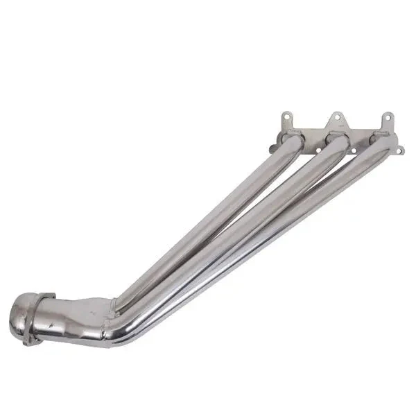 Chevrolet Camaro V6 1-5/8 Long Tube Exhaust Headers With High Flow Cats Polished Silver Ceramic 10-11 - Image 3