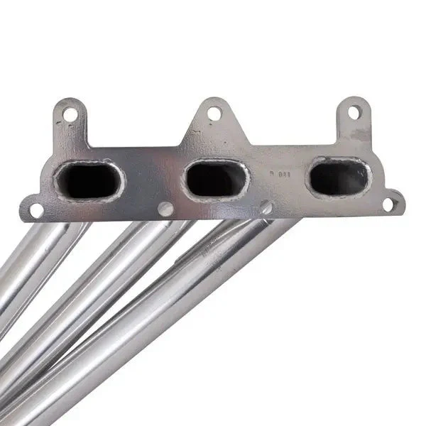 Chevrolet Camaro V6 1-5/8 Long Tube Exhaust Headers With High Flow Cats Polished Silver Ceramic 10-11 - Image 4