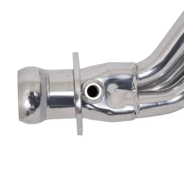 Chevrolet Camaro V6 1-5/8 Long Tube Exhaust Headers With High Flow Cats Polished Silver Ceramic 10-11 - Image 6