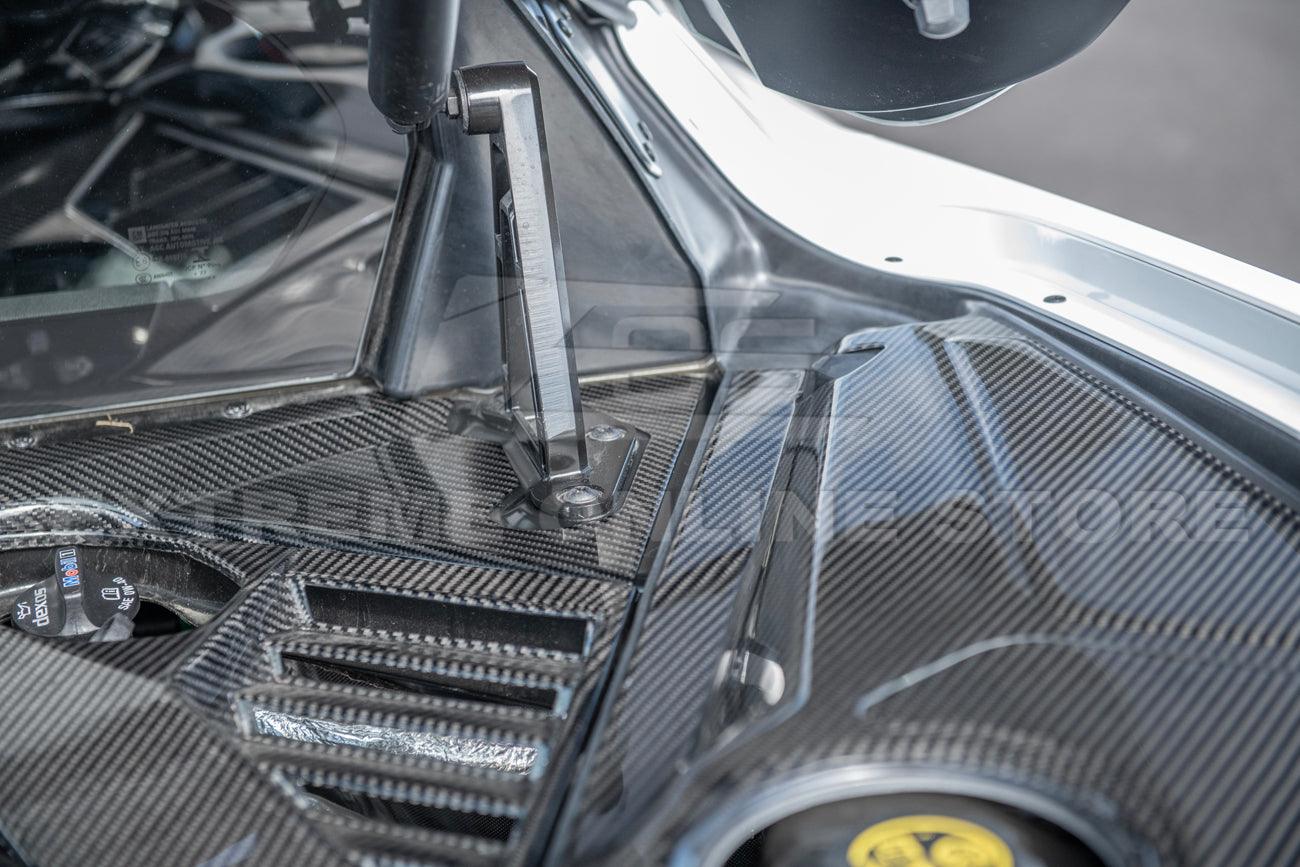 Chevrolet Corvette C8 Carbon Fiber Engine Bay Corner Vent Cover - Image 7