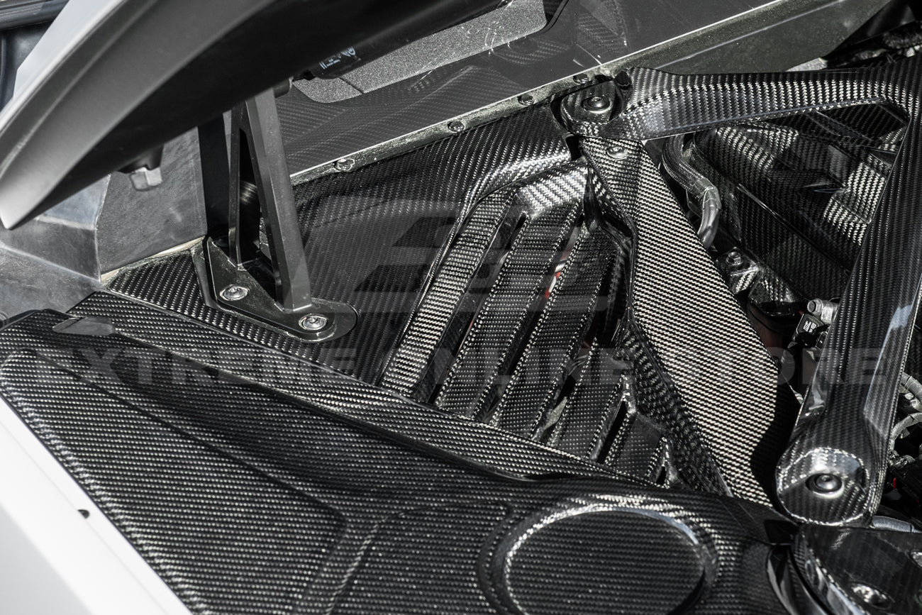 Corvette C8 Coupe Engine Cover W/ Bay Panel Insert - Image 11