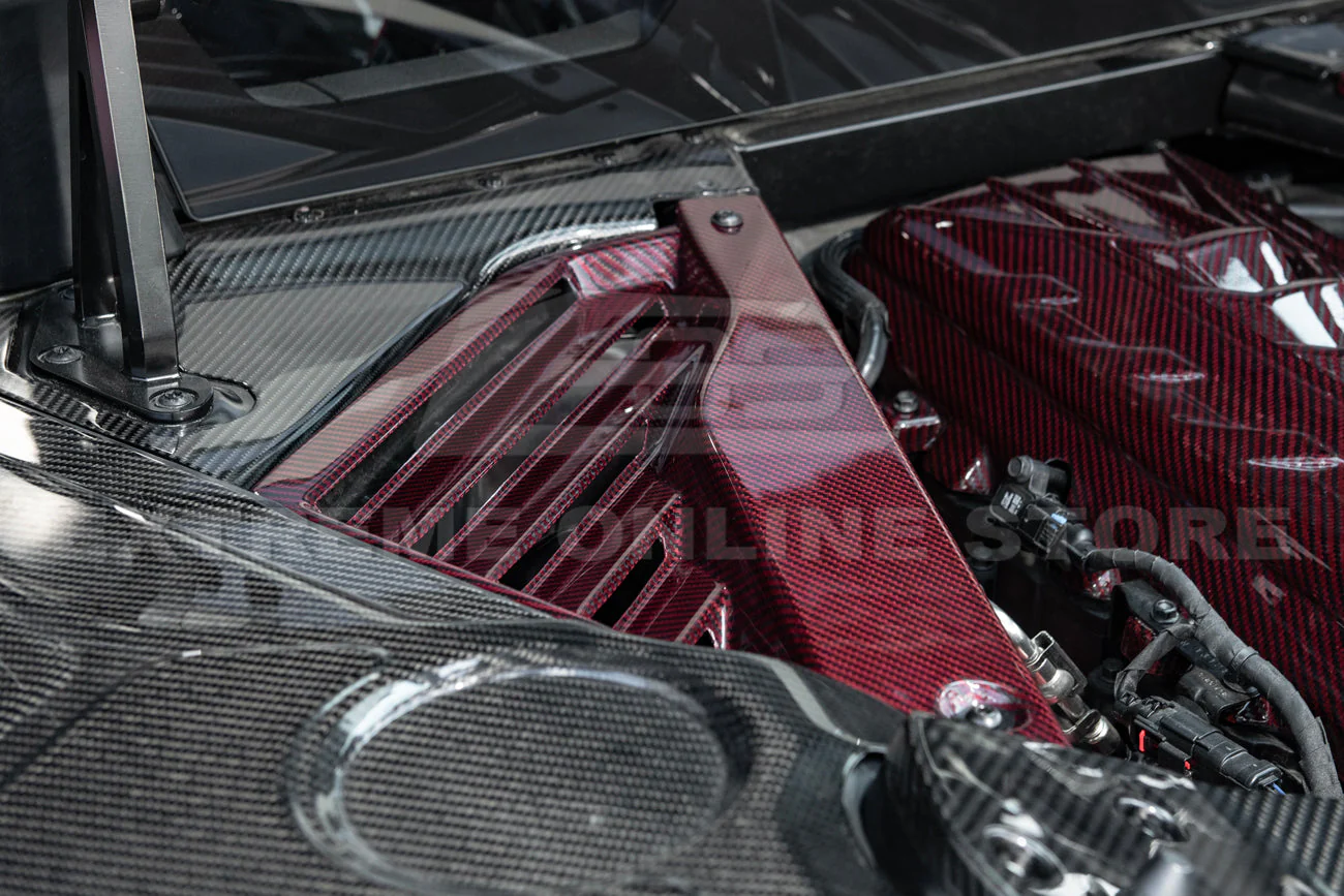 Corvette C8 Coupe Engine Cover W/ Bay Panel Insert - Image 24