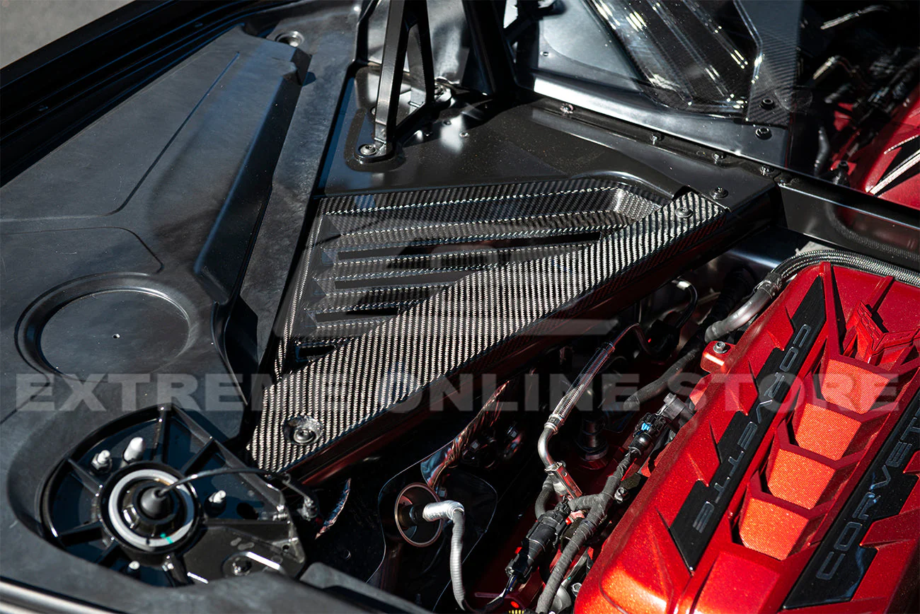 Corvette C8 Coupe Engine Cover W/ Bay Panel Insert - Image 7