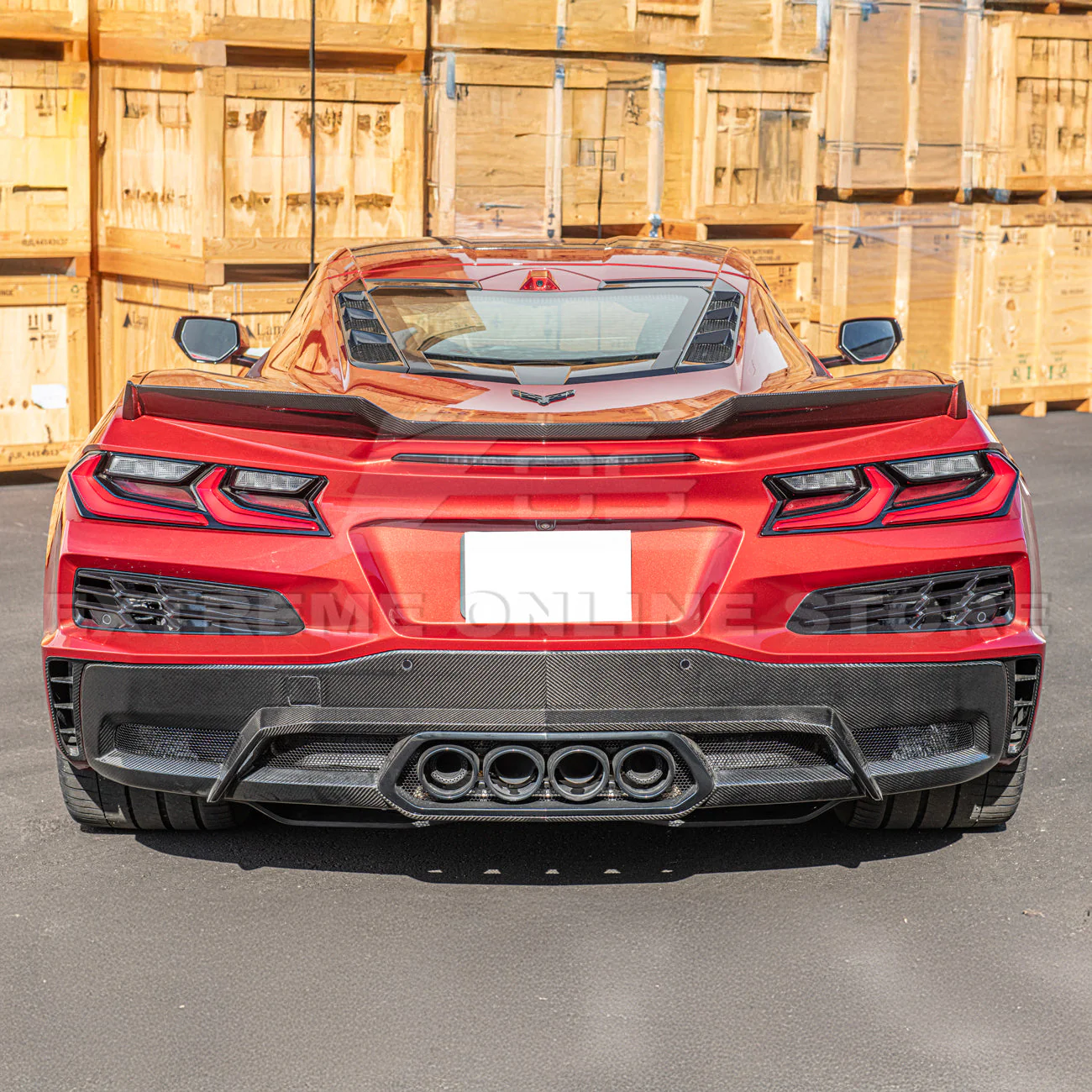 Chevrolet Corvette C8 Z06 Rear Ducktail Spoiler - Image 10