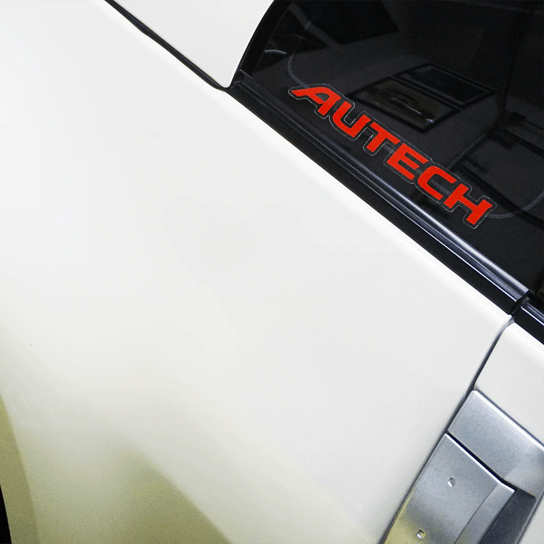 Clear-Vinyl Printed Autech Sticker Decal, 1" x 7.7" - Image 2