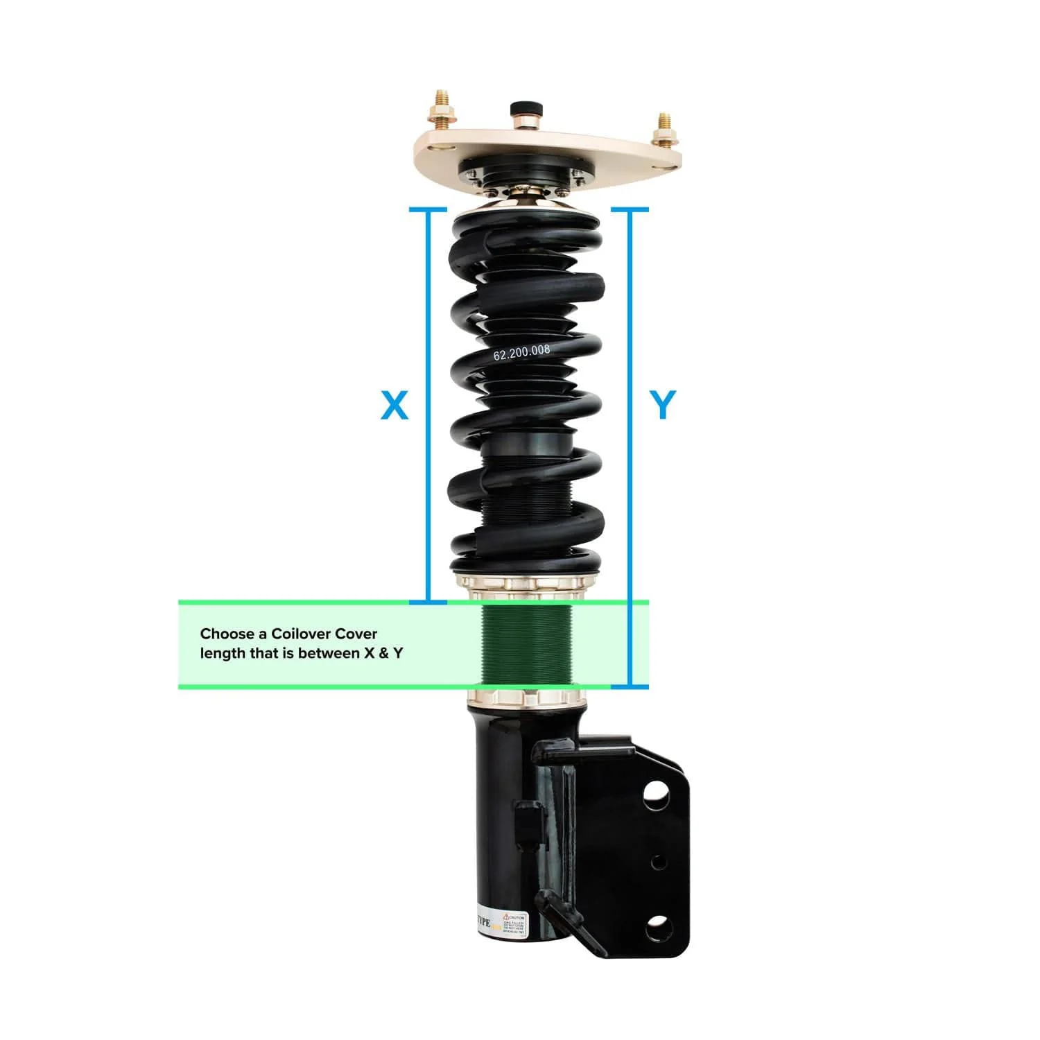 Coilover Covers 350mm (Set of 2) - Image 5