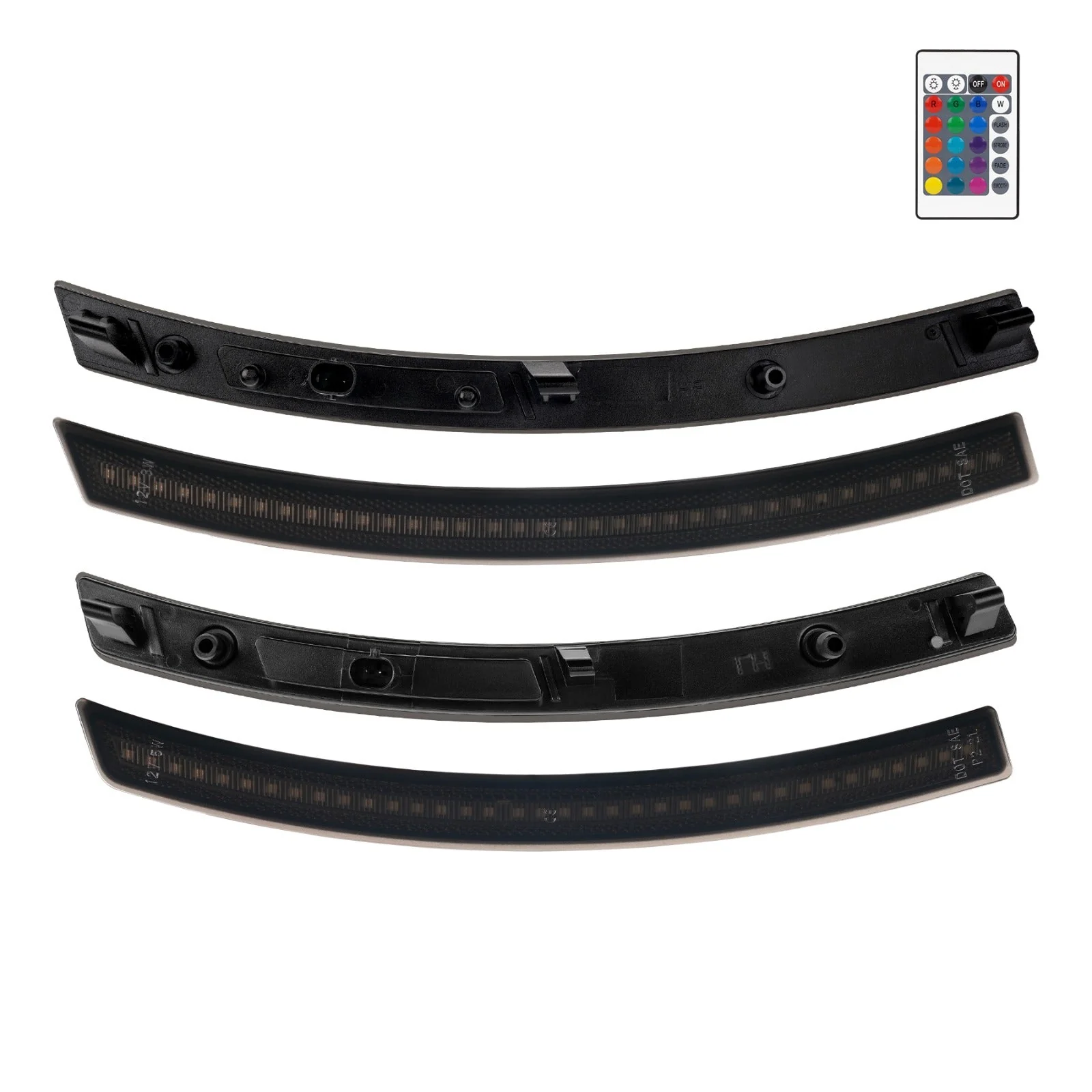 CORVETTE 14-19 FRONT/REAR RGB DYNAMIC LED SIDE MARKERS w/ REMOTE - Image 14