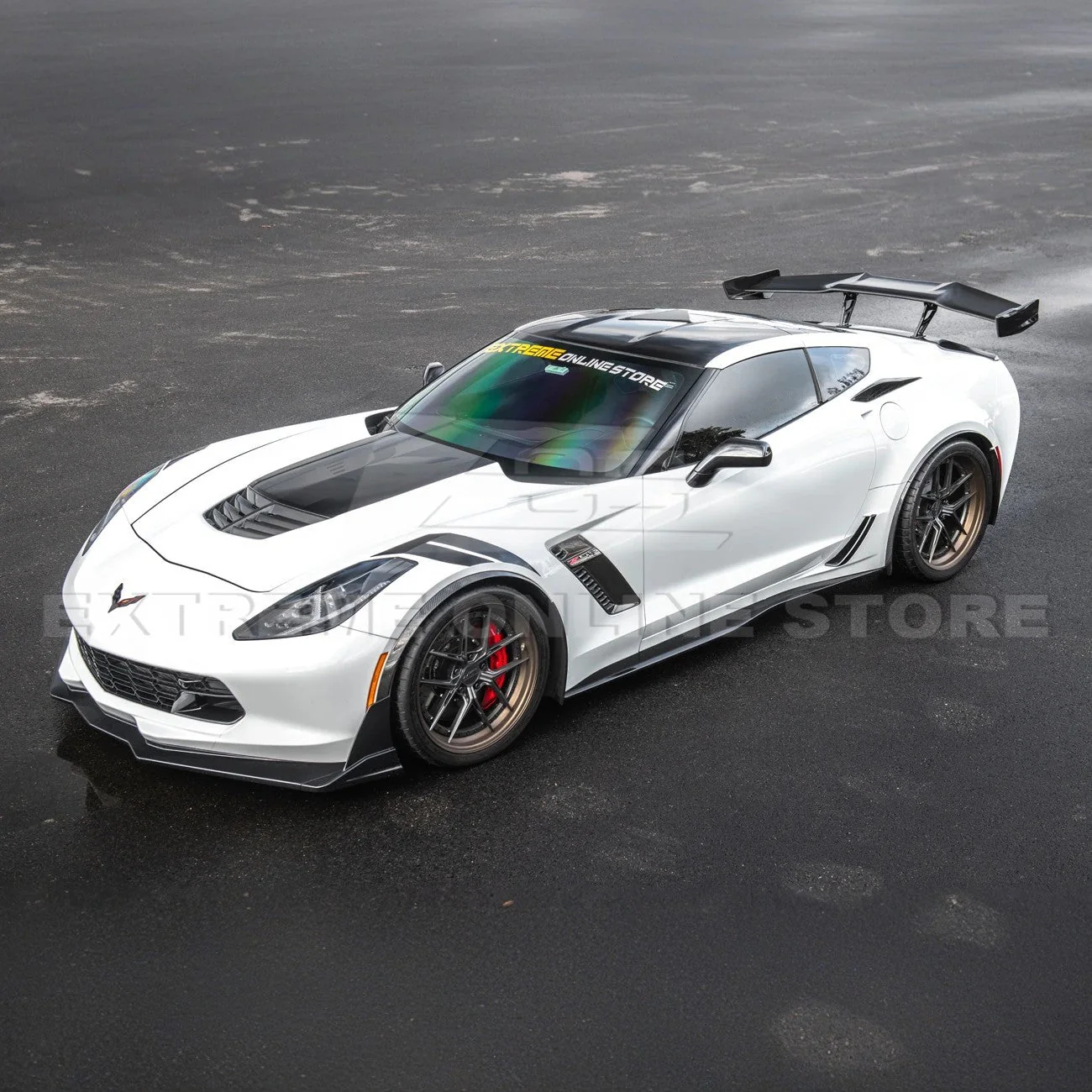Corvette C7 ZR1 ZTK Conversion Rear Spoiler High Wing - Image 50