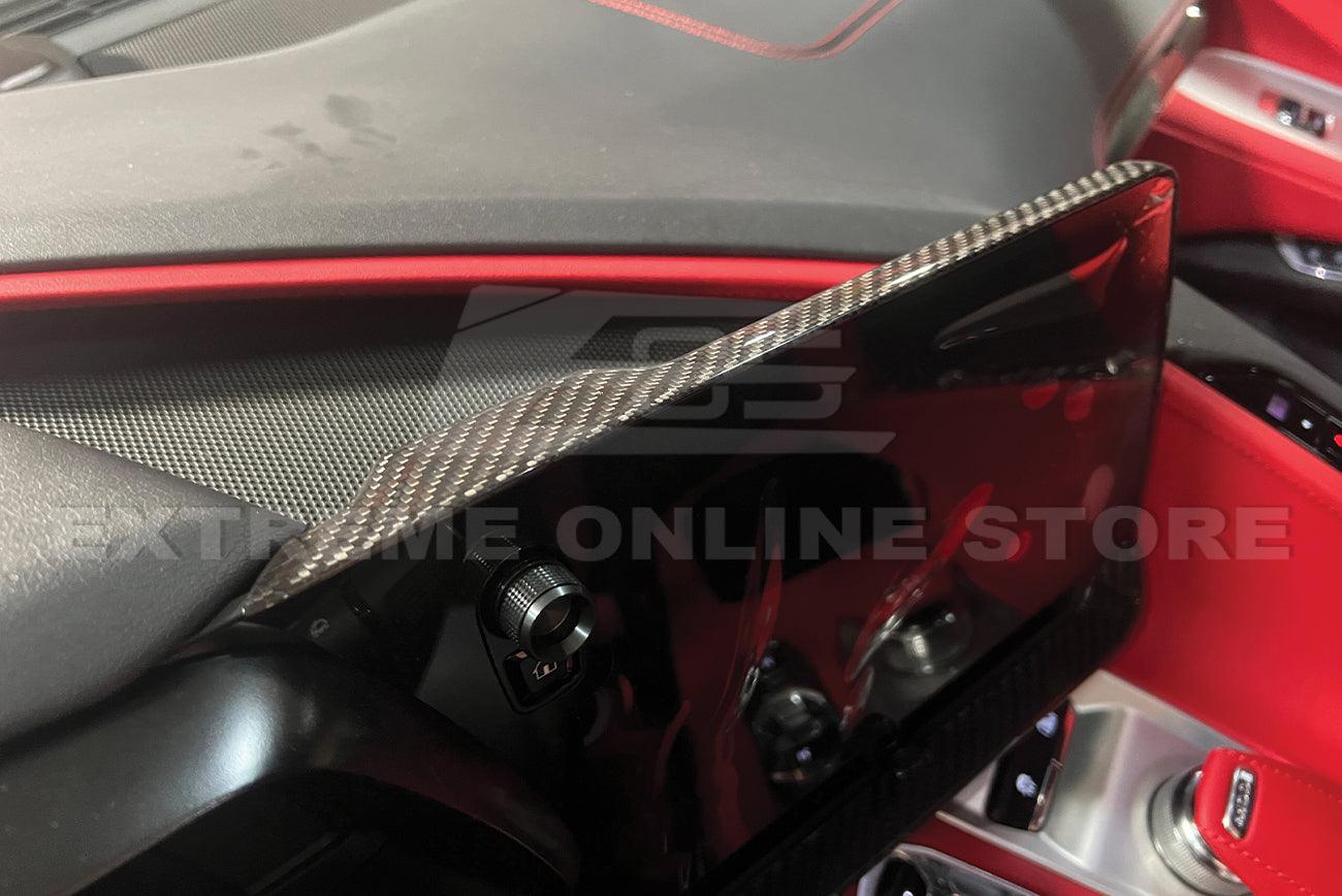 Corvette C8 Carbon Fiber Radio GPS Navigation Screen Cover - Image 14