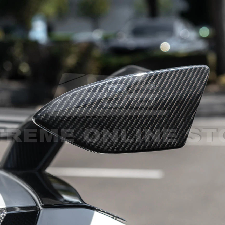 Z06 Conversion Corvette C8 All Model DRY CARBON FIBER Rear High Wing - Image 18