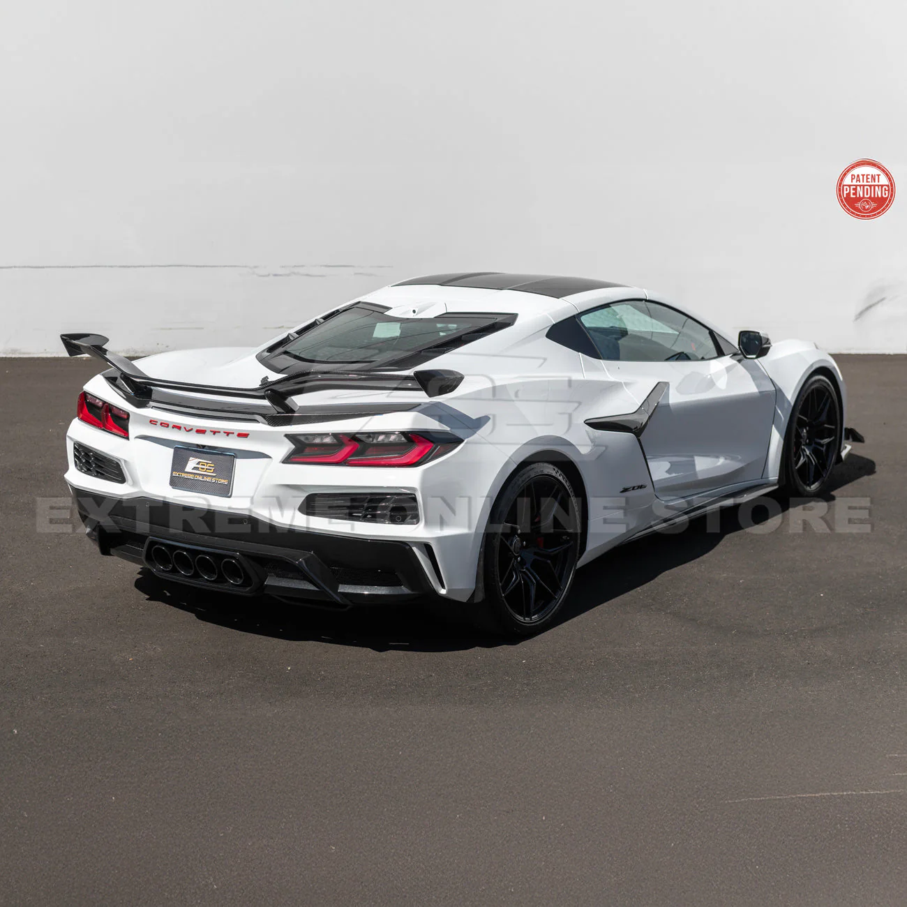 Z06 Conversion Corvette C8 All Model DRY CARBON FIBER Rear High Wing - Image 31