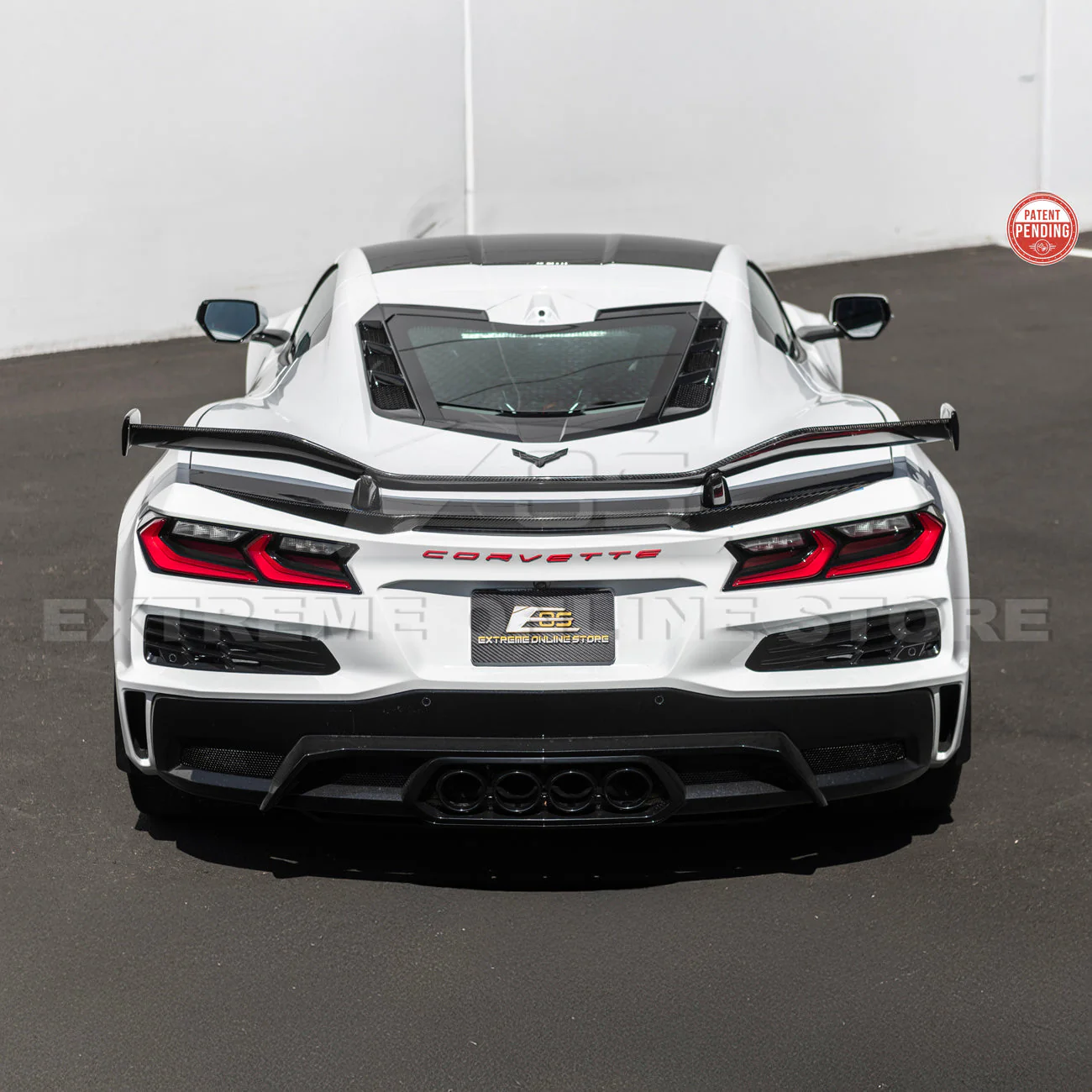 Z06 Conversion Corvette C8 All Model DRY CARBON FIBER Rear High Wing - Image 33