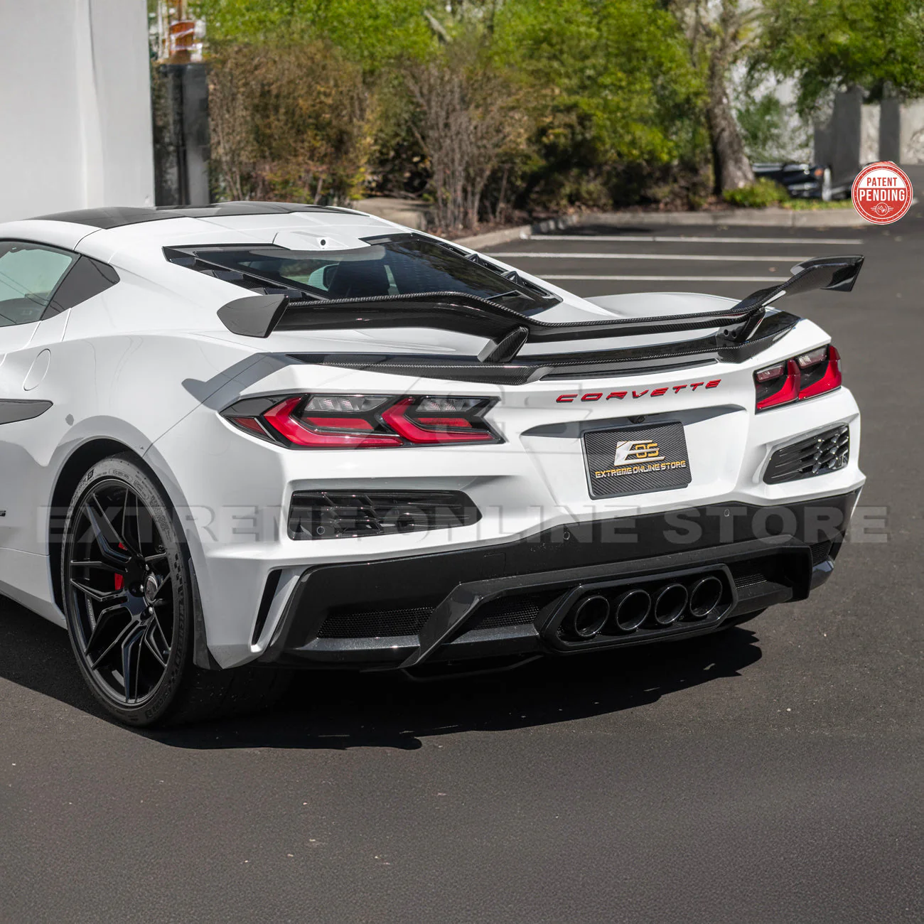 Z06 Conversion Corvette C8 All Model DRY CARBON FIBER Rear High Wing - Image 36