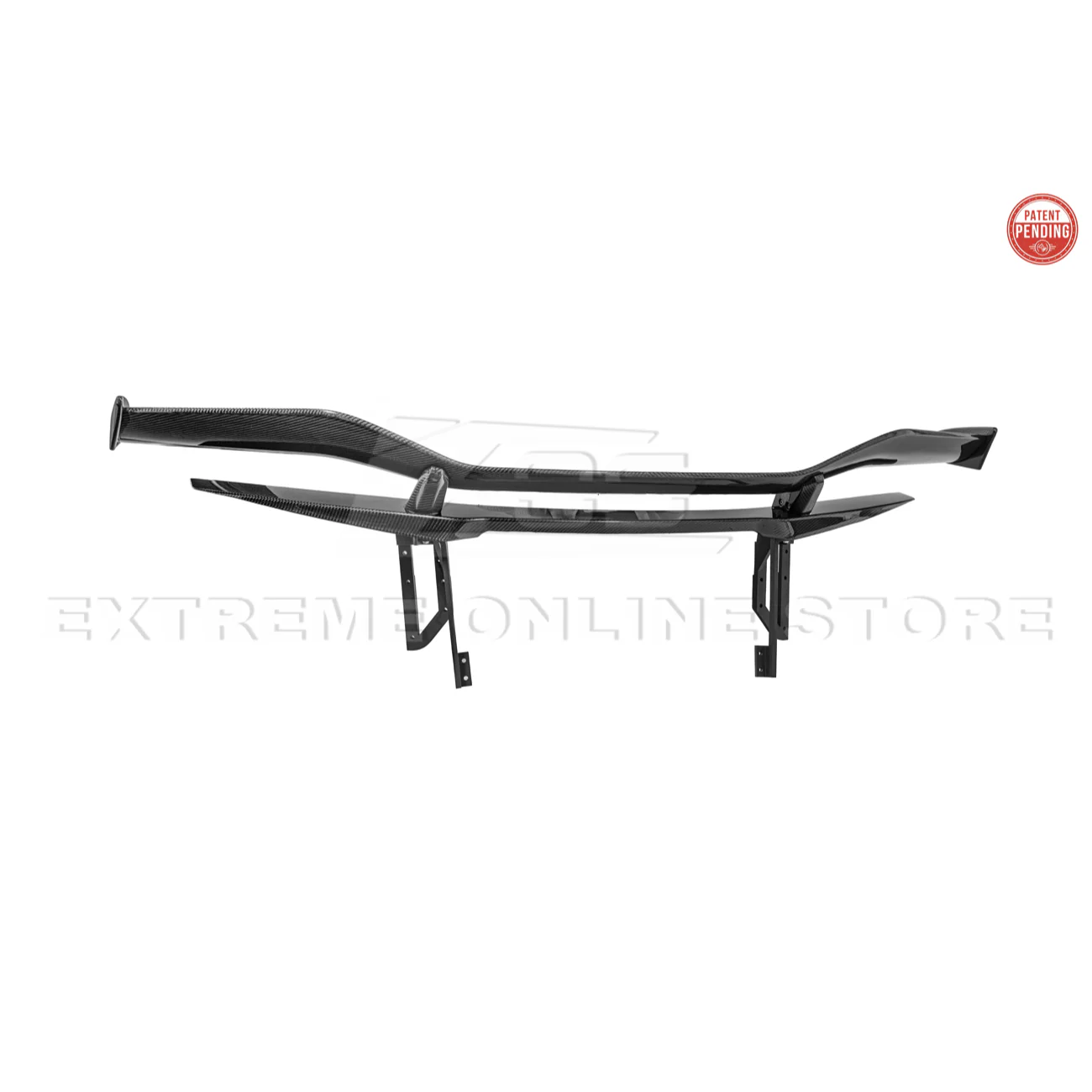 Z06 Conversion Corvette C8 All Model DRY CARBON FIBER Rear High Wing - Image 48